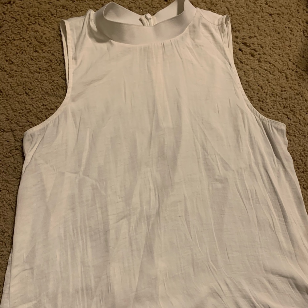 White Collared Blouse
